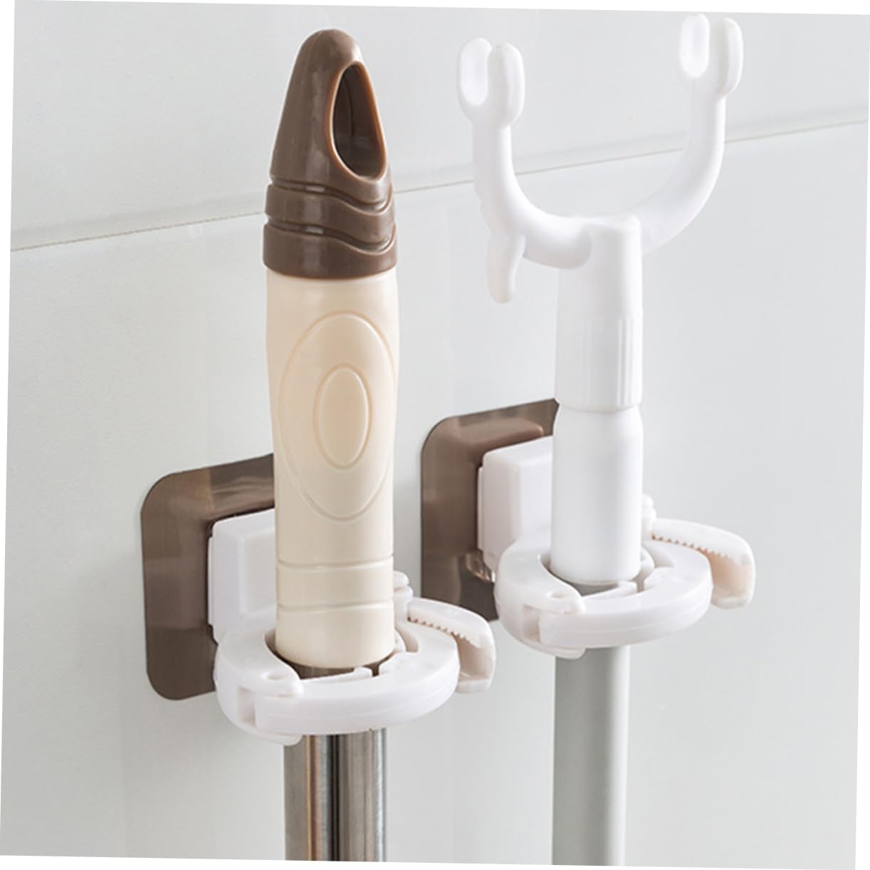 Ciieeo Wall Mounted Shampoo Gel Bottle Rack Adhesive No Holes