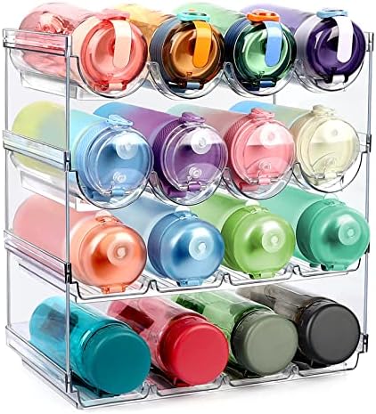 AKALOL 4-Pack Water Bottle Organizer for Cabinet