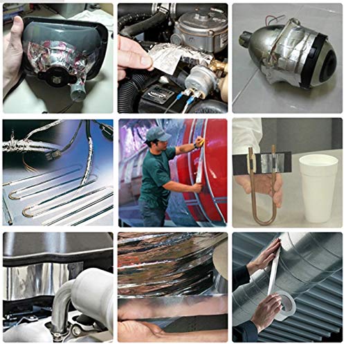 Steelsoft 2-inch Aluminum Duct Tape Silver 13 YD High Temp Heavy Duty