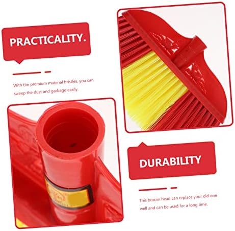 Durable Plastic Broom Head Replacement for Household Cleaning