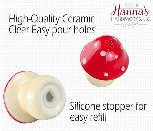 Adorable Mushroom Salt Pepper Shakers Set