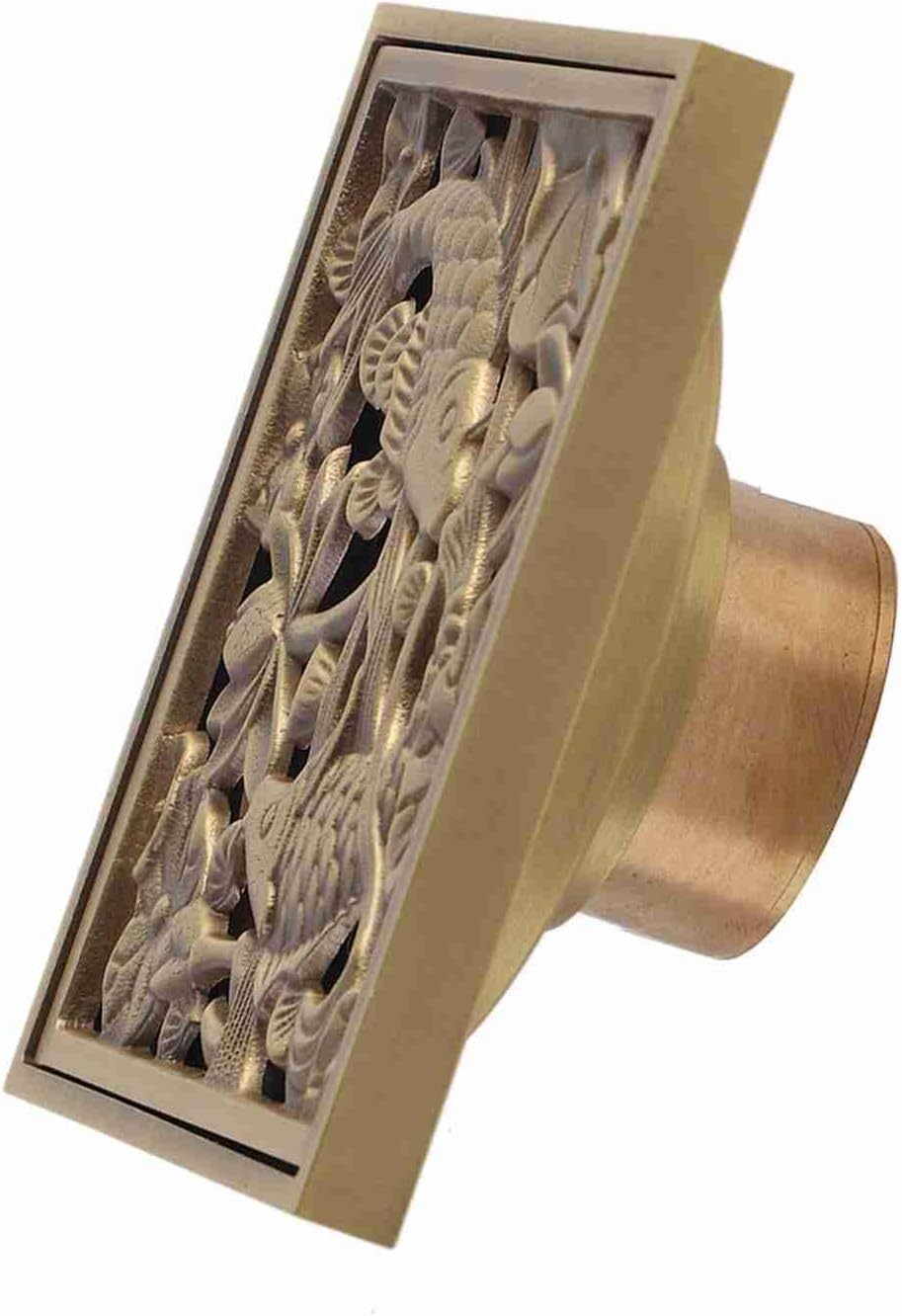 Tomvorks Brass 10cm Shower Floor Drain Strainer Cover