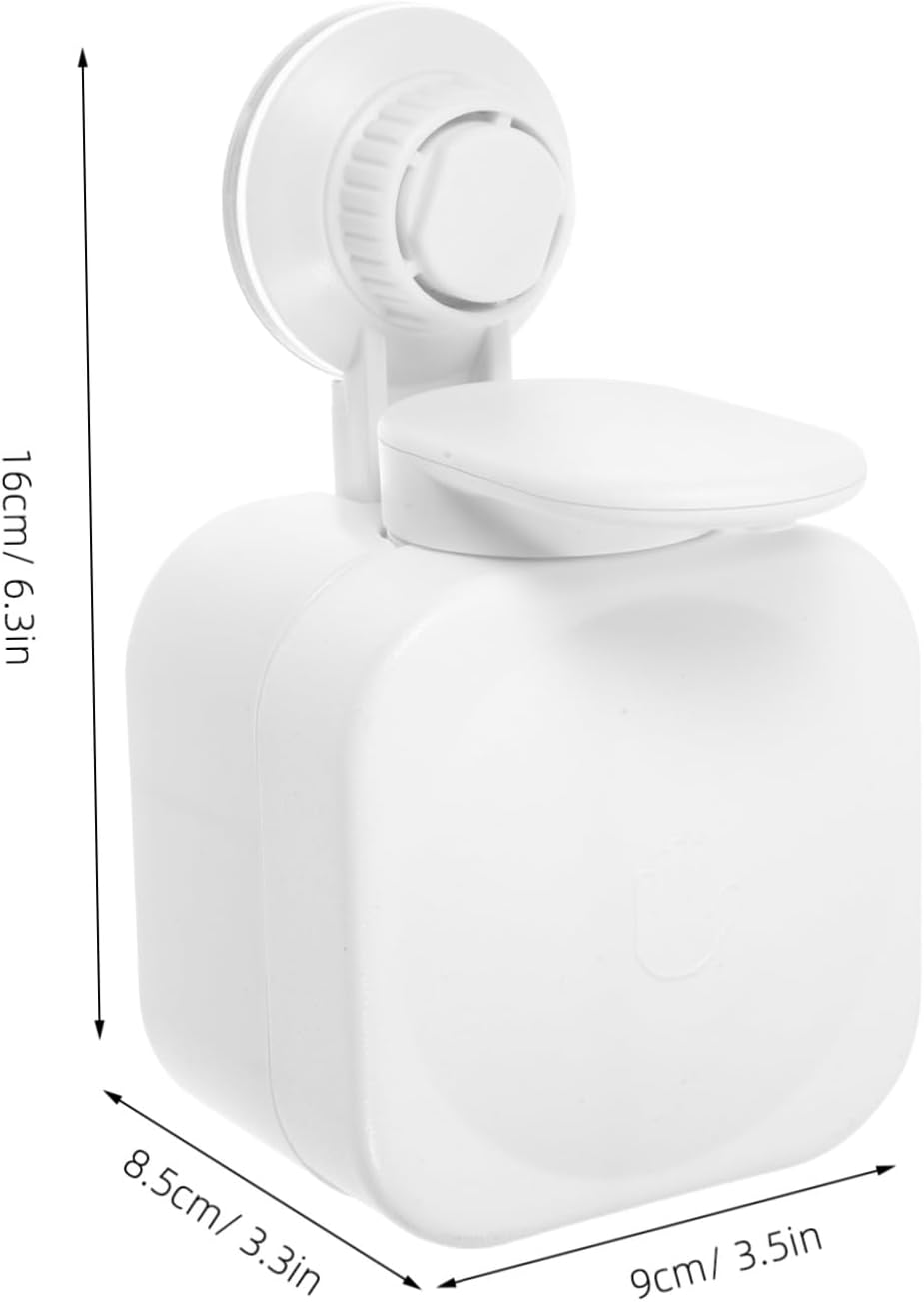 LIFKOME Wall-Mounted Soap Dispenser for Liquid and Bar Soap
