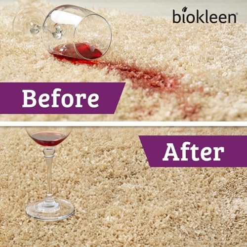 Biokleen Bac-Out Enzymatic Stain Remover - 2 Pack 32 oz with Micro Towel