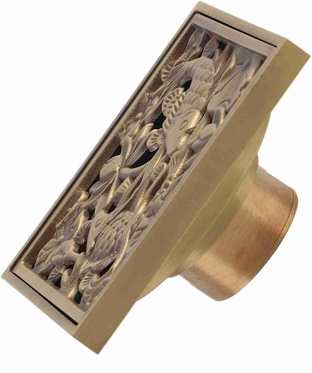Tomvorks Brass 10cm Shower Floor Drain Strainer Cover