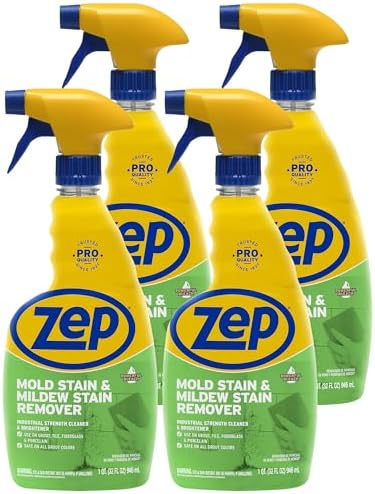 Zep Mold Stain Remover 32 oz Pack of 4