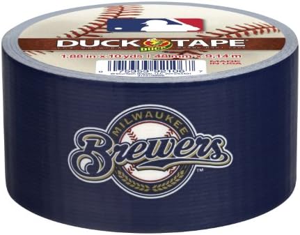 Duck FBA Milwaukee Brewers Duct Tape 188x10 Yard 1-Pack