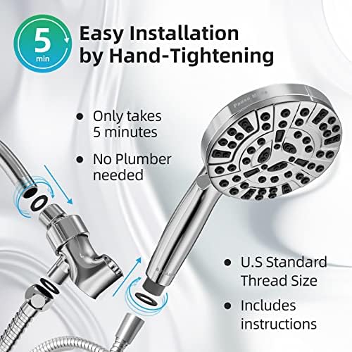 BESAQUO 10 Function High Pressure Handheld Shower Head
