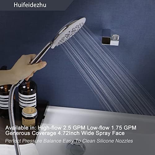Huifeidezhu Handheld Shower Head 3 In 1 Spray Mode