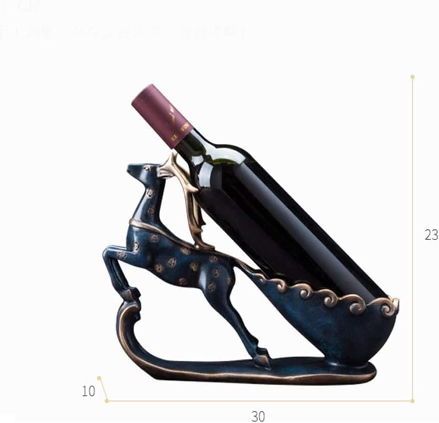 ALDEPO Painted Butterfly Wine Rack Resin Decor