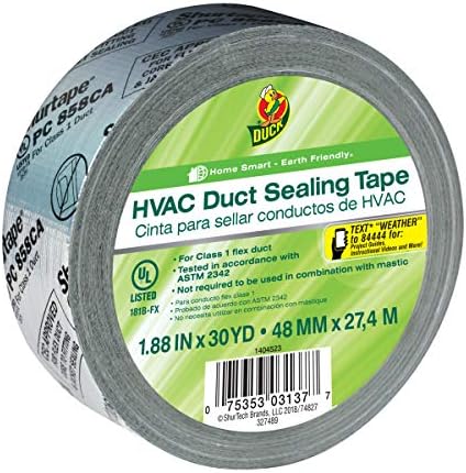 Duck Brand HVAC Duct Sealing Tape Silver 188 x 30yd