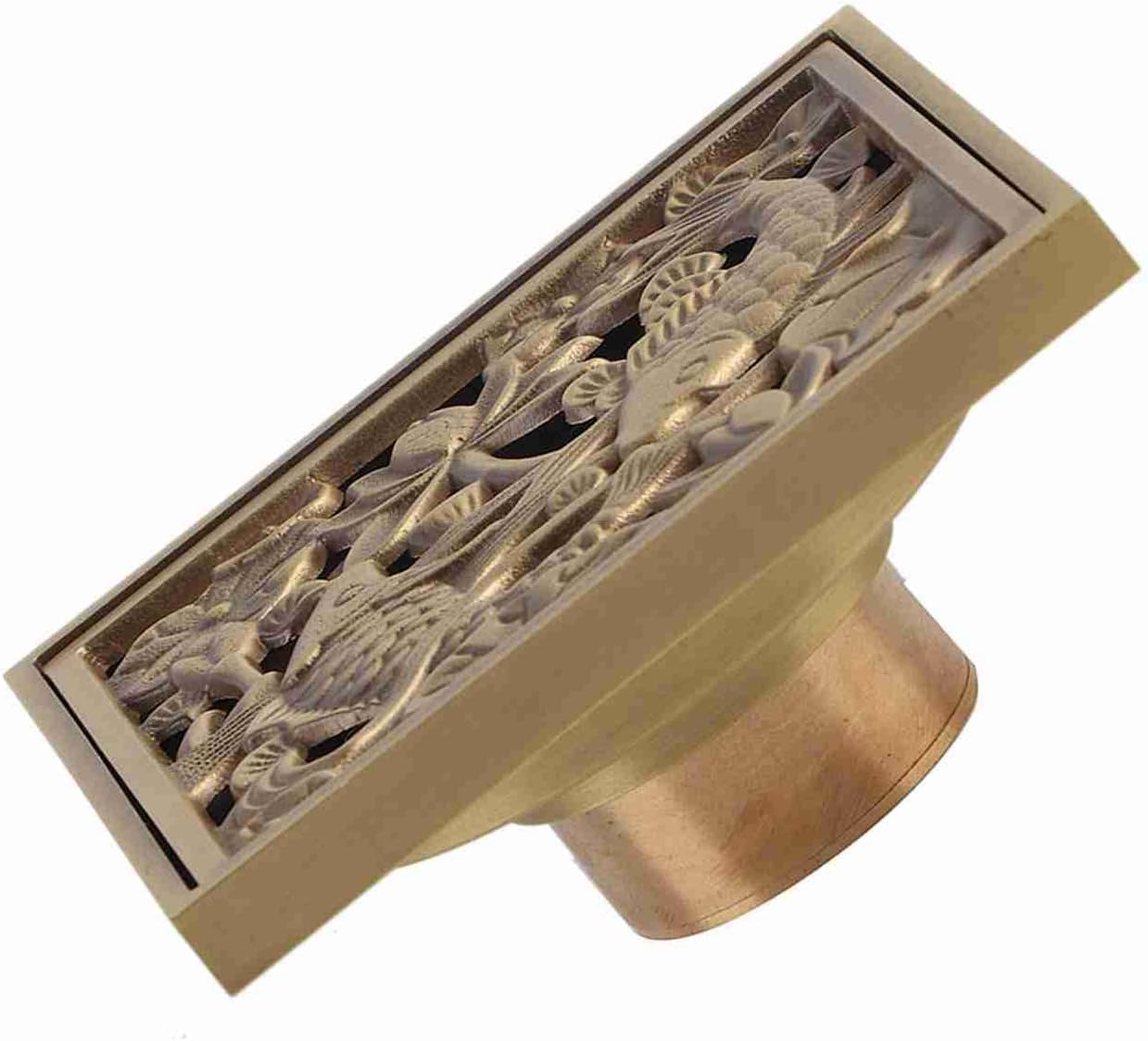 Tomvorks Brass 10cm Shower Floor Drain Strainer Cover