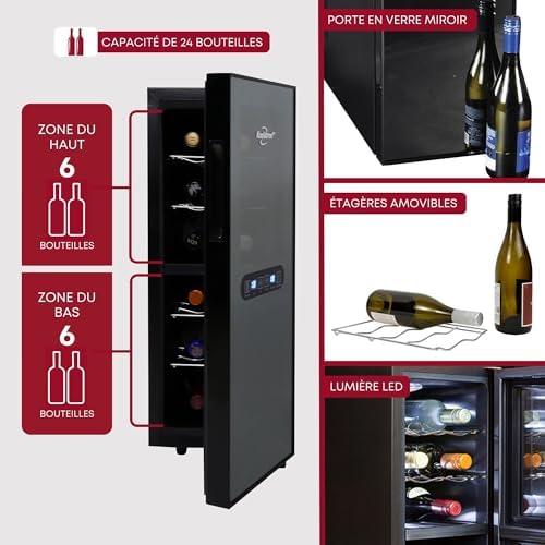 Koolatron 12 Bottle Wine Cooler Freestanding Cabinet