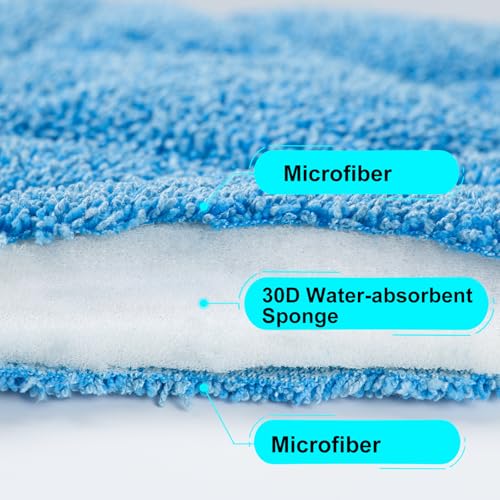 HHQ Commercial Microfiber Carpet Bonnet 2 Pack for Oreck Orbiter