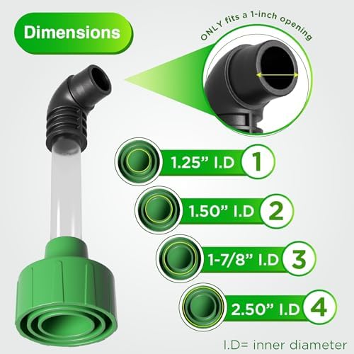 EZVAC Universal AC Drain Line Cleaner Adapter