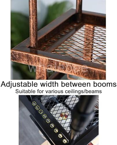 Black Bronze Wine Glass Holder - Adjustable Multi-Tier Rack