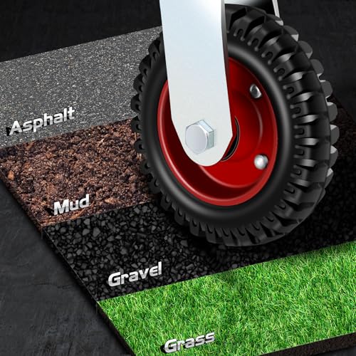 6 Inch Heavy Duty Fence Gate Wheel with 360 Degree Rotation