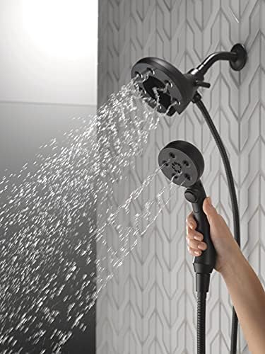 Delta 4-Spray H2Okinetic In2ition 2-in-1 Handheld Shower Head Matte Black