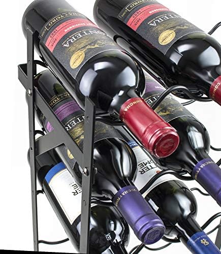 Sorbus 15-Tier Freestanding Wine Rack - 75 Bottle Capacity