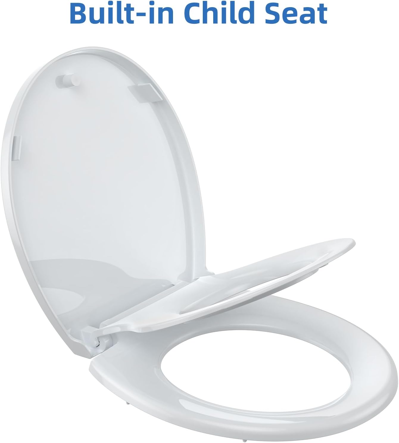 GAOMON Round Toilet Seat with Toddler Seat