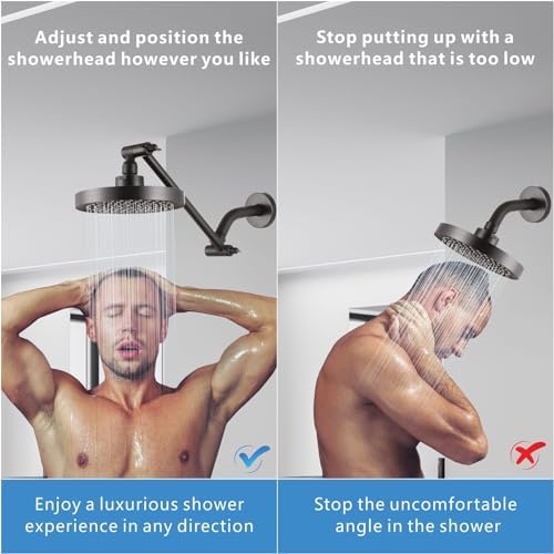 Nuodan 11 Solid Brass Shower Arm Extension