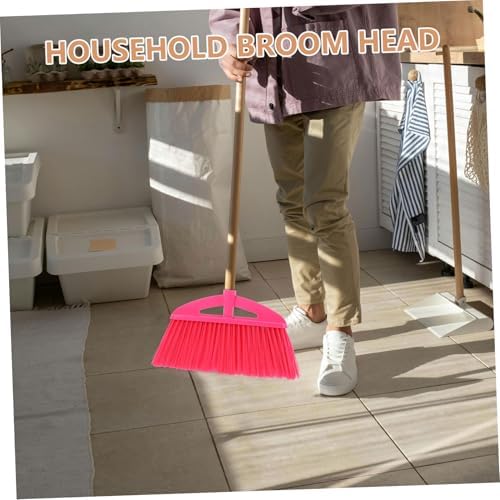 SHERCHPRY 2Pcs Flagged Plastic Broom Head Replacement