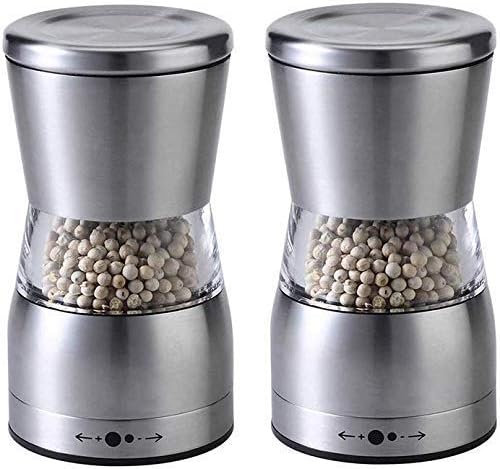 sdneNest Adjustable Salt Pepper Shaker Set