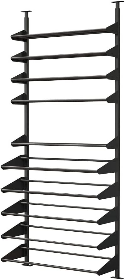 Black Metal Wine Rack - Stores 84 Bottles Modular Design