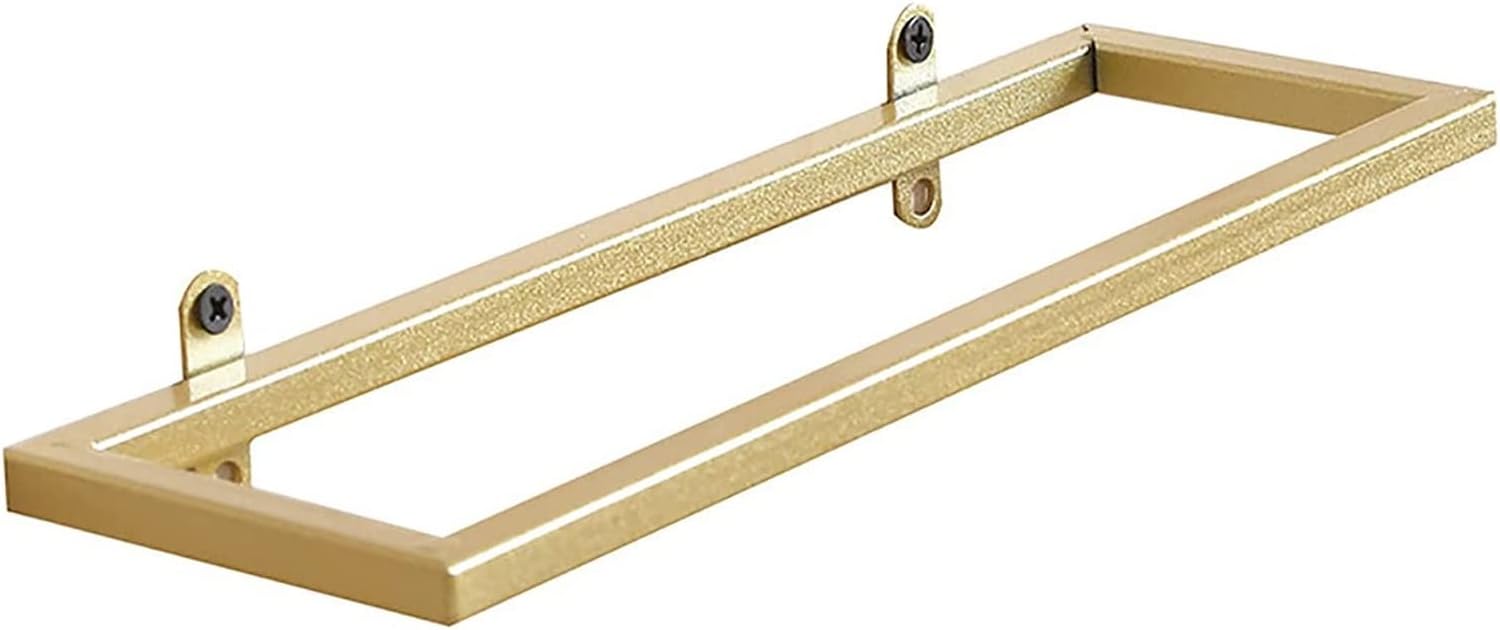 ALDEPO Gold Wine Rack Wall Mount Holder 80X30X45CM