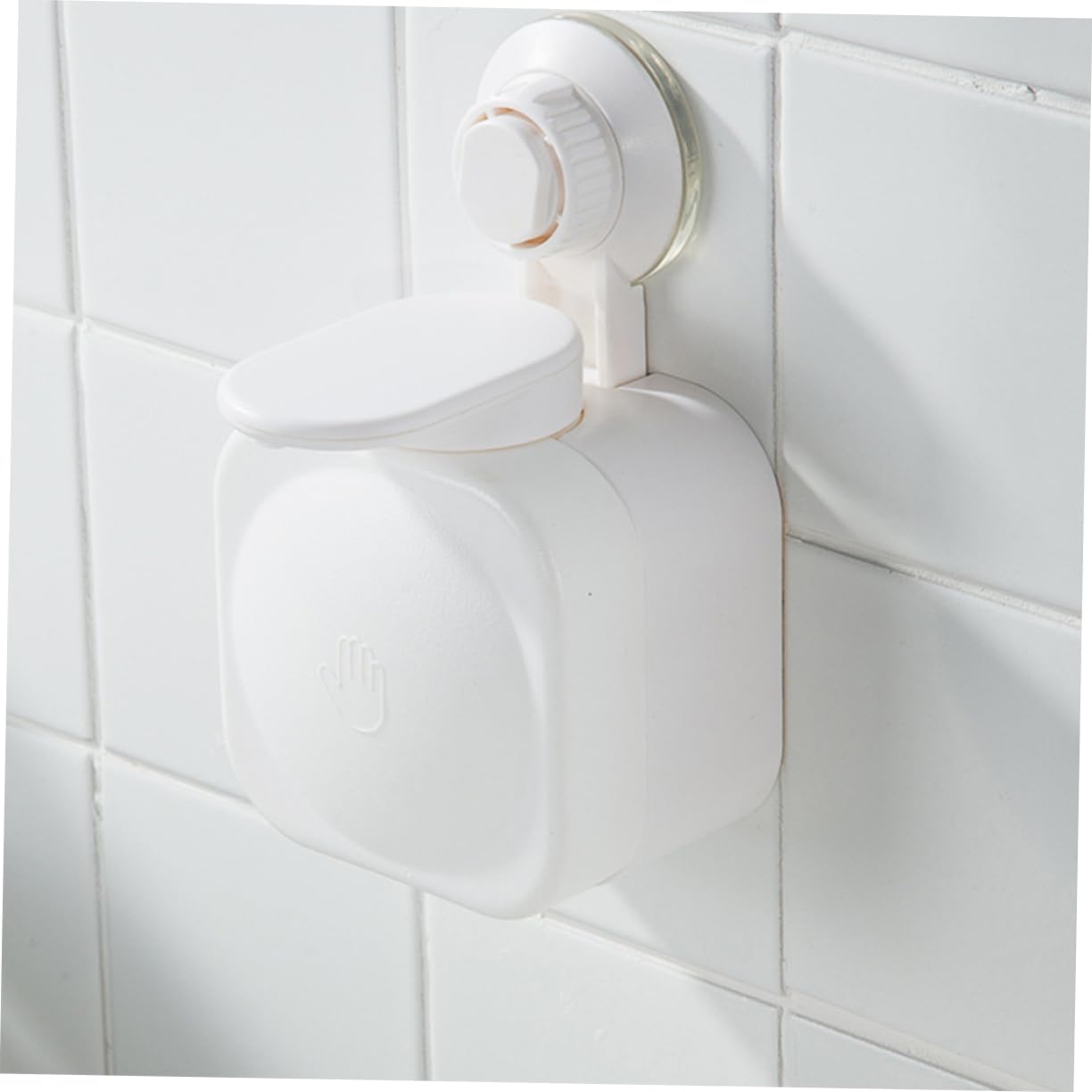 LIFKOME Wall Mounted Liquid Soap Dispenser with Suction Cup