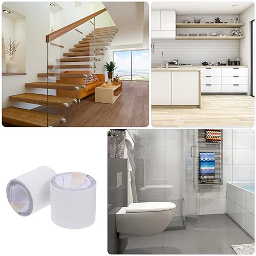 ULTECHNOVO Non-Slip Transparent Duct Tape for Stairs and Pool 1