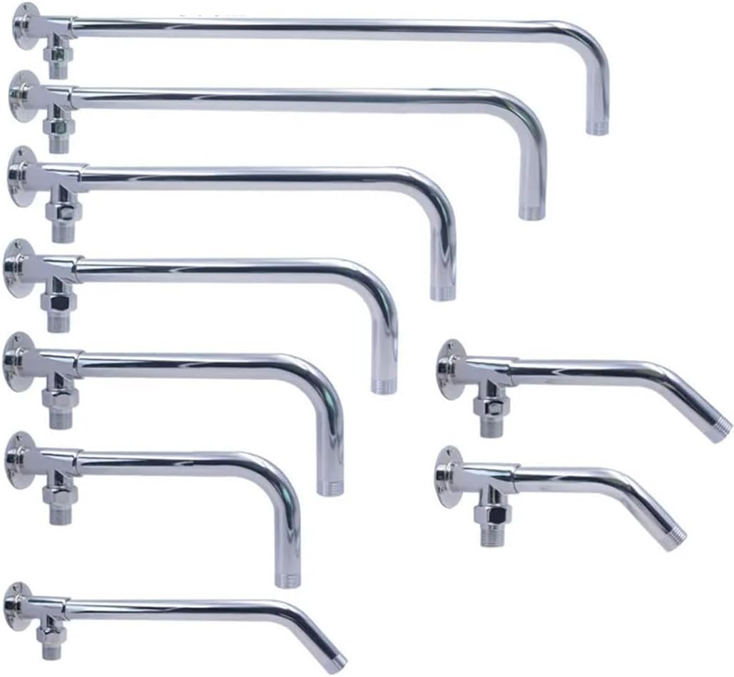 Stainless Steel Wall Mounted Shower Arm Holder 28cm