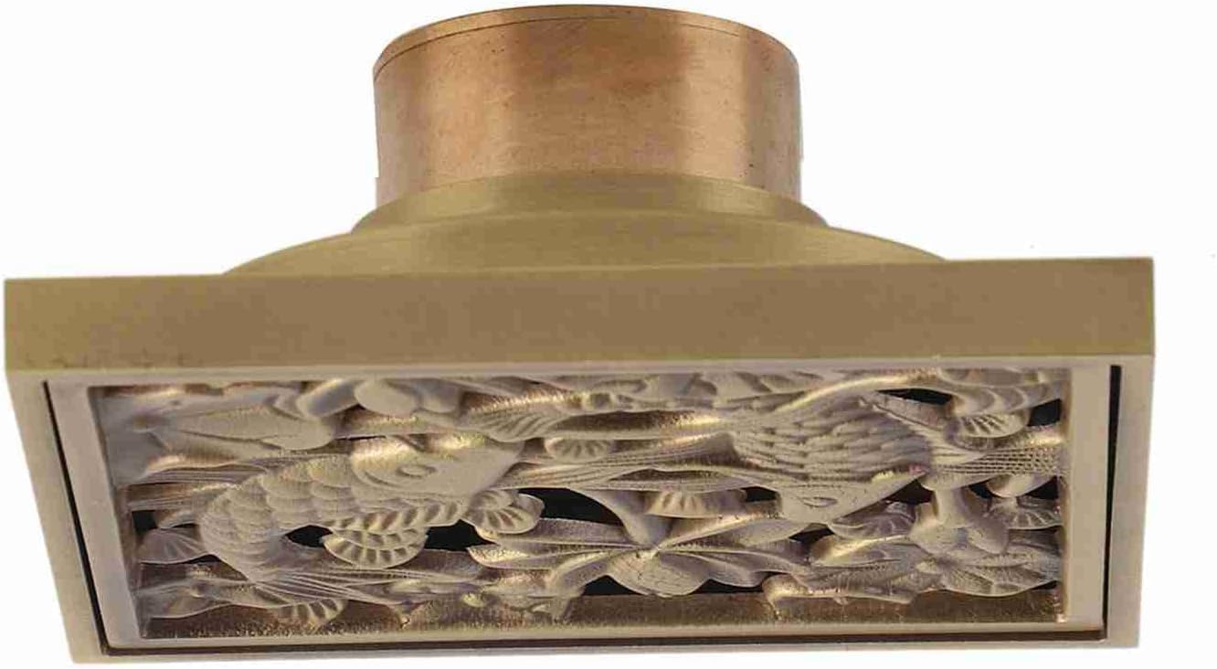 Tomvorks Brass 10cm Shower Floor Drain Strainer Cover