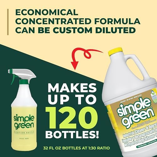 Simple Green Industrial Cleaner Degreaser 1 Gal Lemon Scent