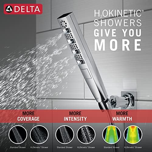 Delta Faucet Tetra H2Okinetic Handheld Shower with Chrome