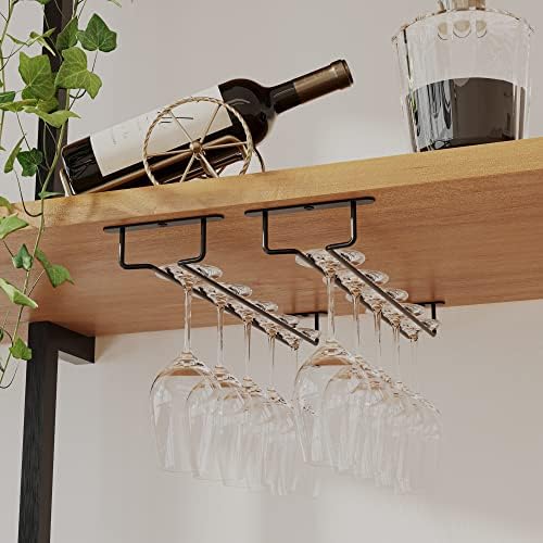 Wallniture Brix Wine Glass Holder Set of 2