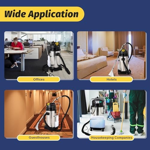Commercial Carpet Cleaner 1000W 3 in 1 Wet Dry Portable