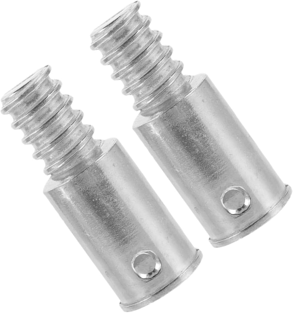 8PCS Threaded Tip Replacement Broom Handle End for Mop Poles
