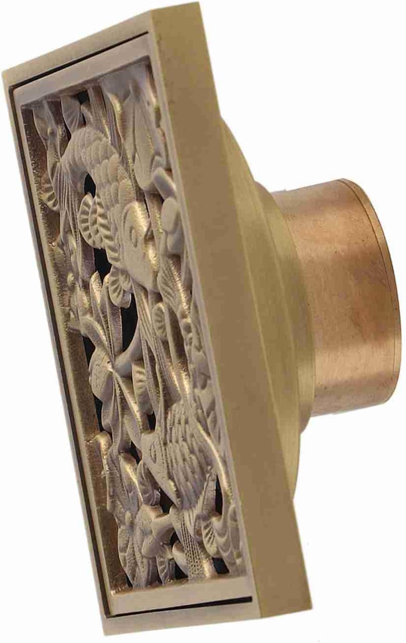 Tomvorks Brass 10cm Shower Floor Drain Strainer Cover