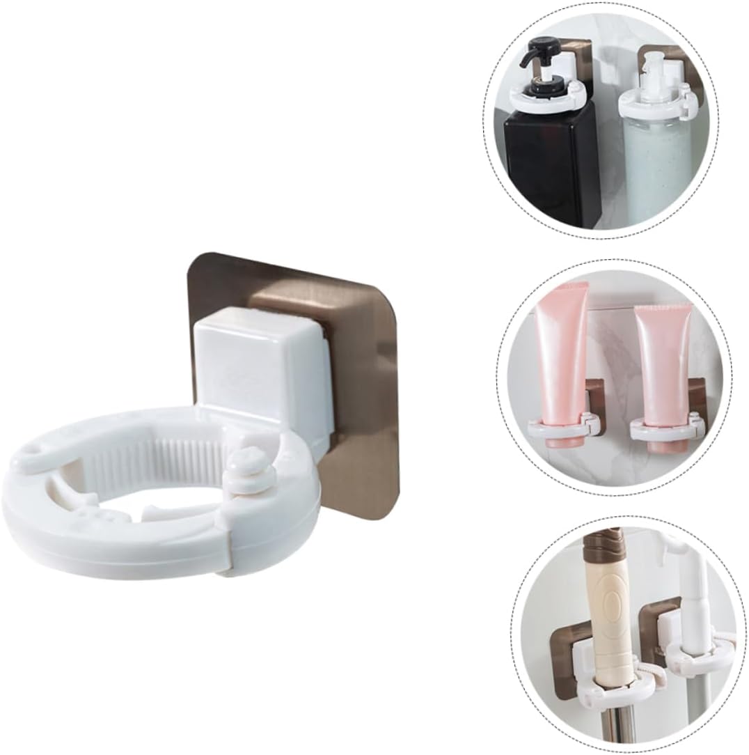 STOBAZA 3pcs Non-Punching Wall-Mounted Shower Gel Holders