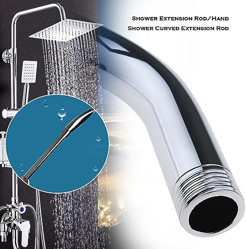 Universal G12 Shower Arm Extension with Elbow Adapter