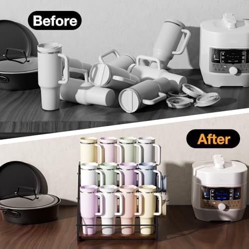 MOJOHAND 3 Tier Water Bottle Rack Organizer