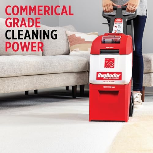 Rug Doctor X3 Commercial Carpet Cleaner with 48 oz Oxy Solution
