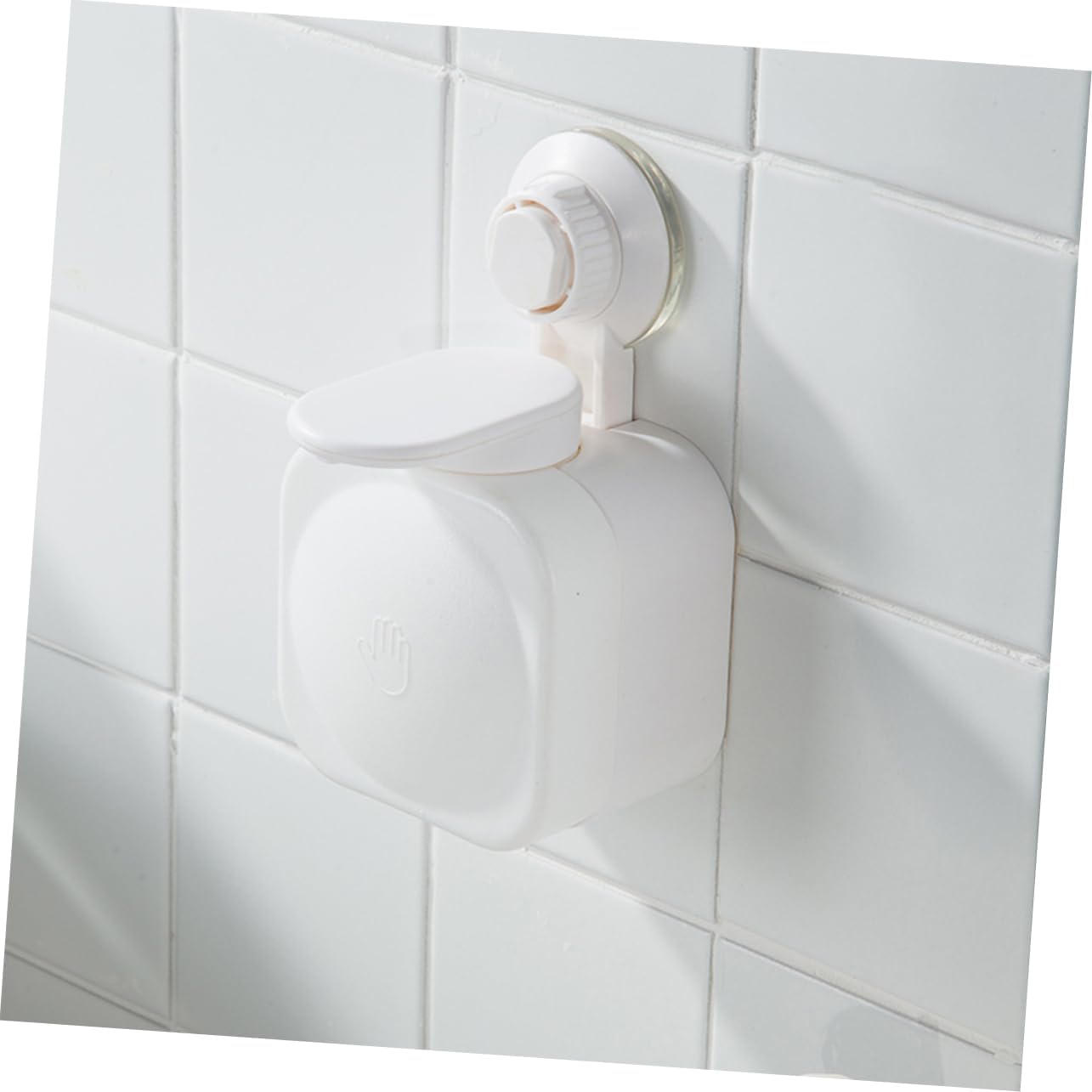 LIFKOME Wall Mounted Liquid Soap Dispenser with Suction Cup