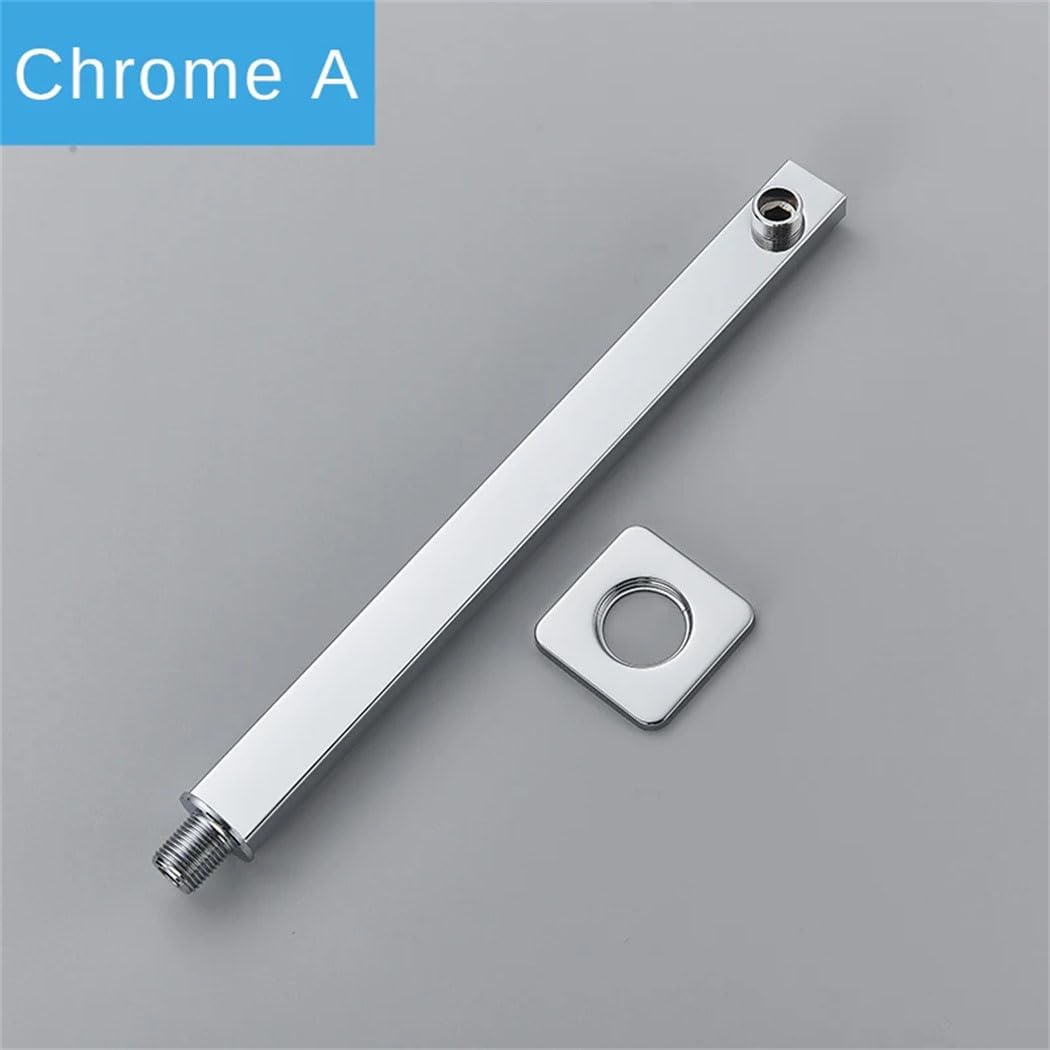 Wall Mounted Shower Arm Chrome Brushed Nickel Matte Black