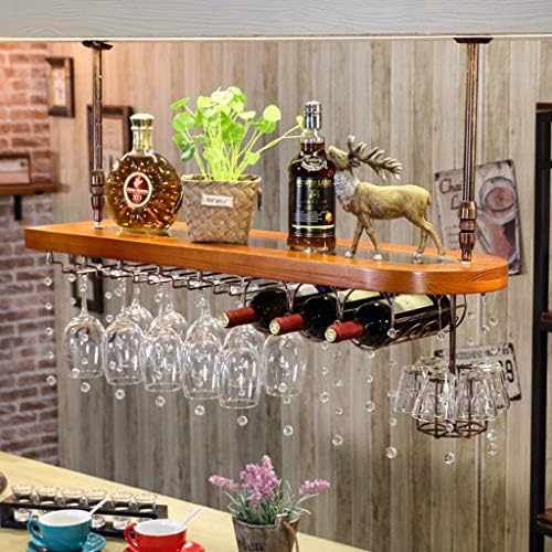 Ceiling Wine Rack Hanging Stemware Holder
