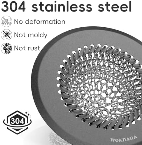 Wokdada Bathtub Hair Catcher Drain Strainer
