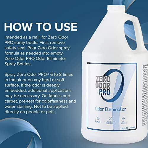 Zero Odor Pro 128oz Odor Eliminator Refill