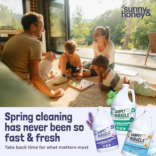 Sunny And Honey Carpet Cleaner Shampoo 32 Fl Oz Light Lavender Scent