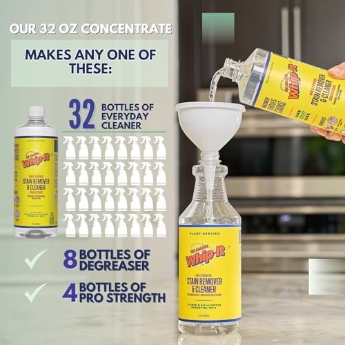 Whip-It Stain Remover and Concentrate Kit